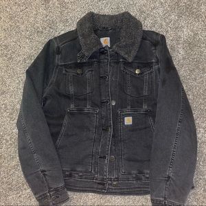 Womens Distressed Carhartt Jean jacket
